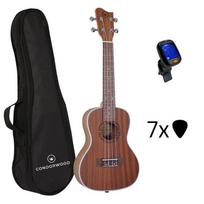 Condorwood UC-2420 koncertinė ukulelė su rinkiniu STARTER
