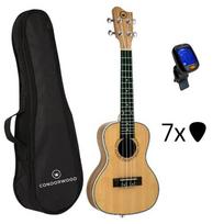 Condorwood UC-2450 koncertinė ukulelė su rinkiniu STARTER