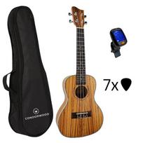 Condorwood UC-2460 koncertinė ukulelė su rinkiniu STARTER