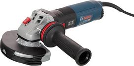 "Bosch Professional Winkelschleifer GWS 14-125 S" (1 400 Watt, Zusatzhandgriff, Schutzhaube, anklippbare Trennschutzhaube, Zweilochschlüssel, Aufnahmeflansch, Spannmutter, im Karton)
