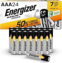 "Energizer" AAA baterijos, šarminės maitinimo baterijos, 24 vnt.
