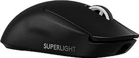 "Logitech G PRO X SUPERLIGHT 2 LIGHTSPEED" belaidė žaidimų pelė, Vakarų Europos pakuotė, lengva, 60 g, 8K suvedimo sparta, 44K DPI, 5 programuojami mygtukai, USB-C, PC ir Mac - juoda
