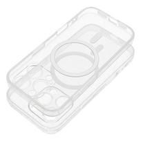 CLEAR MAG COVER case with camera protection compatible with MagSafe for IPHONE 14 transparent glitter