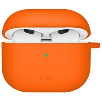 uniq nexo AirPods 4 + Ear Hooks Silicone volt orange