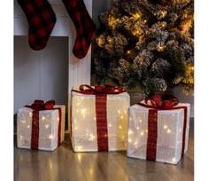 Brilagi - Komplektas 3x LED lauko kalėdinės dekoracijos LED/2,6W/3xAA IP44 dovanos