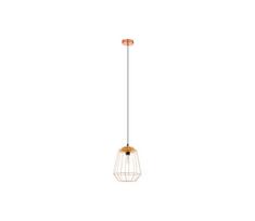 Eglo 54679 - LED pakabinamas šviestuvas su kabeliu NATUR 1xE27/4W/230V, vario spalvos