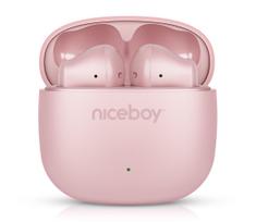 Niceboy Beans 4 POP - Belaidės ausinės 200 mAh + 2x 30 mAh IPX4 rožinės