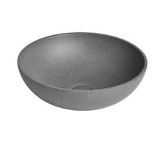 Sapho - Praustuvas ant stalviršio TURF pr. 44 cm betonas/juodas granitas