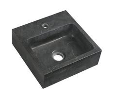 Sapho - Pakabinamas praustuvas BLOK 30x30 cm antracitas