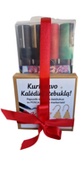 POSCA 4vnt. + 6 mediniai žaisliukai kalėdinis rinkinys