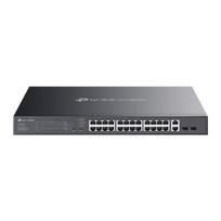 TP-LINK | Omada 28-Port Gigabit Easy Managed Switch with 24-Port PoE+ | ES228GMP | Managed | Rackmountable | SFP ports quantity 2|ES228GMP