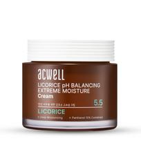 Intensyvus drėkinamasis veido kremas su saldymedžiu „Licorice pH Balancing Extreme Moisture Cream“, Acwell, 55 ml