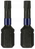 Smūginiai sukimo antgaliai IRWIN Impact Pro, 25 mm, 2 x T15