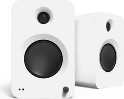 "Kanto Ren" 200 W galios garsiakalbių sistema su HDMI ARC įvestimi televizoriui ir namų kino teatrui, USB-C ir "Bluetooth 5.3", aukšto/žemo dažnio filtras, pora, matinės baltos spalvos