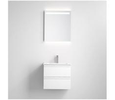 Vonios spintelė su praustuvu VEDO + LED veidrodis LED/10W/230V IP44 balta