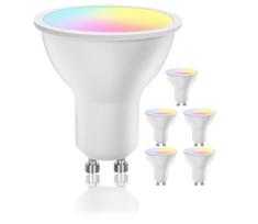 Komplektas 6x reguliuojamos LED lemputės GU10/6,5W/230V 2700-6500K Wi-Fi - Aigostar