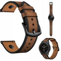 "Best Accessories" odinis dirželis išmaniajam laikrodžiui, 20 mm, rudos spalvos