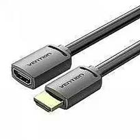 Vention CABLE HDMI MALE/FEMALE 4K/0.5M BLACK AHCBD AHCBD