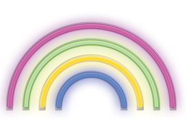 Forever  Light FLNE14X RAINBOW Neon LED Signboard