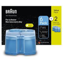 BRAUN 3in1 ShaveCare refill cartridge, 6+2 Pack