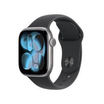 APPLE Watch Series 11 GPS + Cellular 42mm Space Grey Aluminium Case with Black Sport Band - M/L