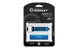 Kingston Technology IronKey 64GB USB-C Keypad 200C, FIPS 140-3 Level 3 AES-256