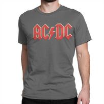 Klasikinis AC Rock Grupės DC Logotipo Marškinėlis Vyrams Moterims Apvalus Kaklas Medvilninis Marškinėlis Trumpomis Rankovėmis Marškinėliai Šventiniai Drabužiai S