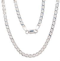 Vyrų Sidabrinė grandinėlė Marina 3.9 mm 925° Deimantinis apdirbimas 50 cm