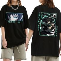 Japanese Anime Muichiro Tokito Graphic T Shirt Mens Women Fashion Oversized T-Shirts Cozy Manga Style Short Sleeve T Shirts Tops S