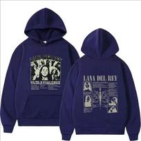 Lana Del Rey Fashion Printed Hip Hop Hoodie Men Autumn Winter Women Casual Vintage Long Sleeve Fleece Pullover Sweatshirts S