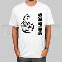 Scorpions Music Metal Rock Grupės Marškinėliai Vyrams Trumpomis Rankovėmis Laisvalaikio Viršutiniai Drabužiai Vyrams Anime Marškinėliai Spausdinti baltas marškinėlis moterims T-shirtai XL