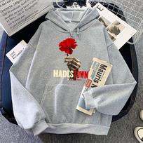 Muzikiniai Hadestown džemperiai moterims/vyrams Žieminiai kasdieniai spausdinti bliuzonai Roupas Femininas Sudaderas Kišeniniai vilnos moteriški džemperiai S