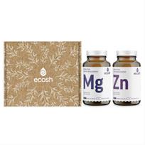 ECOSH Rinkinys AKTYVIEMS: Bioaktyvus Magnis su vitaminu B6, 90 kaps. + Bioaktyvus Cinkas, 90 kaps.