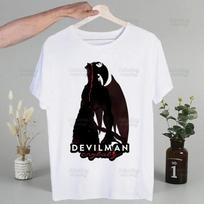 Devilman Debiruman Anime Devil Man Marškinėliai Vyriški Retro Skalbti Viršutiniai Drabužiai T-marškinukai Harajuku T-marškinėlis Streetwear Hip Hop Vyriški Marškinėliai XL