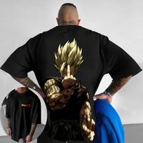 Dragon Ball Vasariniai Vyriški Marškinėliai Japonų Anime Vegeta Rudeniniai Vidinis Derinys Berniukai Vaikai Tėvų ir Vaikų Pagrindiniai Madingi Trumpomis Rankovėmis S
