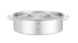 Troškinimo puodas su dangčiu, HENDI, 15,8L, ⌀380x(H)139mm
