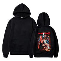 Art Crispies Terrifier Clown Hoodies Drabužiai Vyrai Moterys Apranga Megztinis Madingas Retro Siaubo Hoody Spausdinta Palaidinė Viršutinė dalis Oversize S