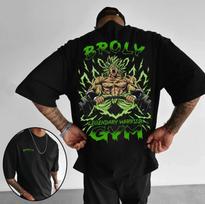 2025 Dragon Ball Super Saiyan Animacinis trumpomis rankovėmis T-shirt Vyrams ir Moterims Vasaros Bendras Periferinis Retro Viršutiniai Drabužiai Mados S