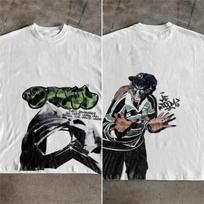 Sopula Vintage The Illest Villain Mf Doom Grafinis Laisvalaikio Gatvės Krepšinio Marškinėliai Harajuku Per dydį Marškinėliai Grafiniai Marškinėliai S