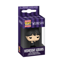 FUNKO  POP! Raktų pakabutis: Wednesday - Wednesday Addams (Black Coat)