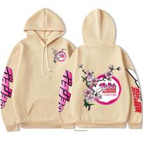 Japanese Anime JoJo Bizarre Adventure Graphic Logo Print Hoodies Men's Women's Casual Sweatshirts Harajuku Streetwear Hoodie S