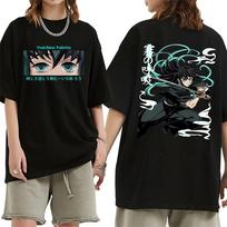 Anime Muichiro Tokito Graphic T Shirt Mens Women Clothing Summer O-Neck T-Shirt Y2K Vintage Oversized Cotton T Shirts Streetwear S