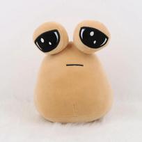 Mano augintinis - pliušinis žaislas ateivis Pou berniukams ir mergaitėms, 22 cm kawaii lėlė, minkšta pagalvė, dovana