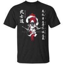Fan Samurai Warrior Japanese The Seven Virtues Of Bushido New Short Sleeve Men Fashion Men Round Neck Cotton T Shirt S