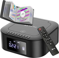 KLIM Boombox E1 Radijo imtuvas su CD grotuvu + CD dėklas + žemų dažnių stiprinimas su žemų dažnių garsiakalbiu + FM radijas, MP3, "Bluetooth", AUX, USB + CD-R grotuvas Nešiojamasis su belaidžiu režimu ir įkraunama baterija + nuotolinio valdymo pultas
