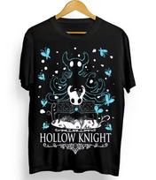 Hollow Knight Žaidimų Marškinėliai Moterims Vyrams Retro Vintage Grafiniai Marškinėliai Harajuku Laisvalaikio Trumpomis Rankovėmis Marškinėliai Unisex Gatvės Apranga S