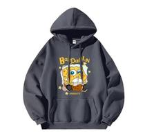 New SpongeBob SquarePants Printed Hoodie for Men and Women Couple's Hoodie  2025 New Autumn Style Pai Daxing Couple's Clothes S