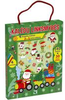 Kalėdų linksmybės. 4 knygelių rinkinys su lipdukais, 2–3 metų vaikams