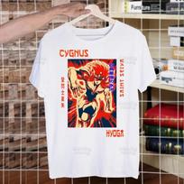 Knights of The Zodiac Men Hip Hop T Shirt Harajuku Saint Seiya TShirts Short Sleeve Fashion Casual Seya Anime T-Shirt Tops Tees XL