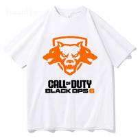 Call of Duty Black Ops 6 Printed Tshirts Funny Game Graphci Men Clothing Short Sleeve Summer Shirt Vintage Streetwear T-shirt S